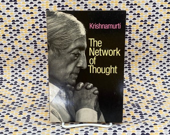 The Network Of Thought - J. Krishnamurti - Vintage Paperback Book - Harper & Row Edition