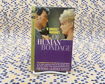 Of Human Bondage - W. Somerset Maugham - Vintage Paperback  -  Movie Tie In Edition - Kim Novak