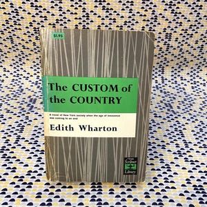 The Custom Of The Country - Edith Wharton - Scribner - Paperback