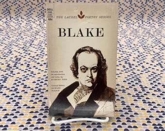 Blake - The Laurel Poetry Series  - Vintage Paperback Book - Dell Laurel Edition