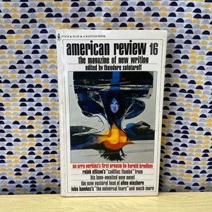 American Review 16 - The Magazine of New Writing - Allen Ginsburg - Ralph Ellison -  Vintage Paperback Book - 1973 Bantam Books