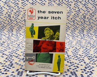 The Seven Year Itch - George Axelrod - Marilyn Monroe - Vintage Taschenbuch - Bantam Film Tie In Edition