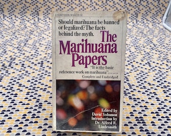 The Marihuana Papers - David Solomon - Marijuana  - Vintage Paperback Book - 1968 Signet Edition