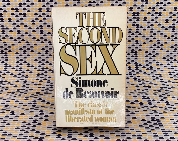 The Second Sex Simone De Beauvoir Vintage Paperback Book - Etsy