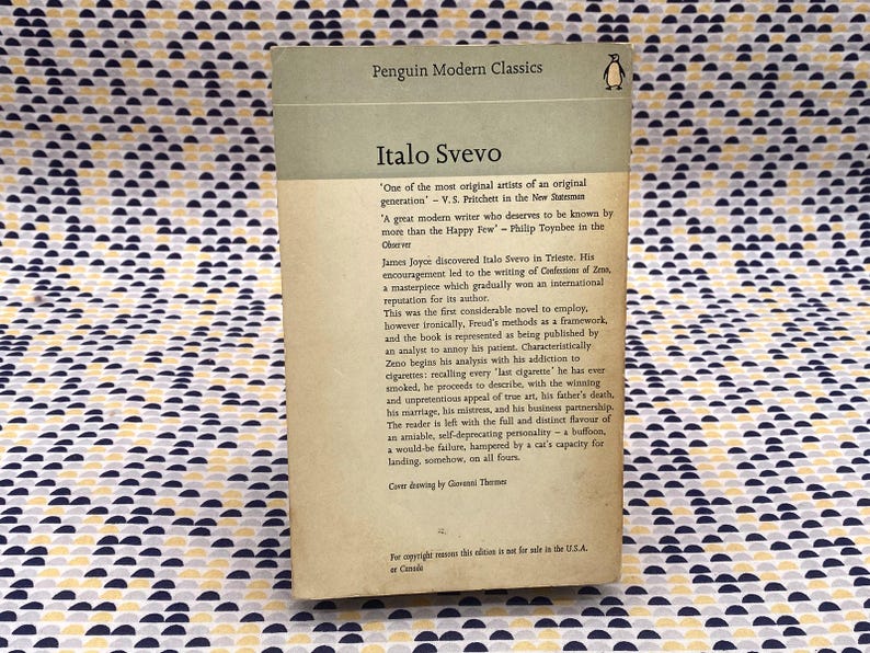 Confessions Of Zeno - Italo Svevo - Penguin Modern Classics - Paperback image 2