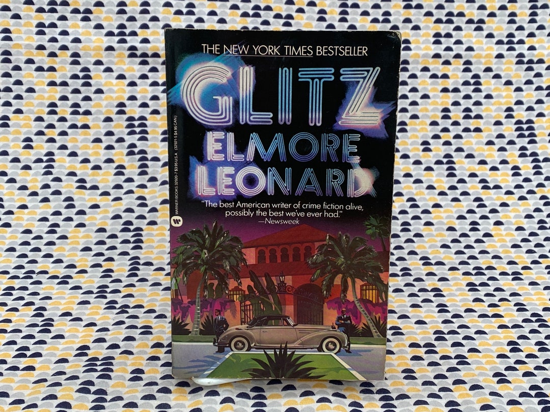Glitz Elmore Leonard Libro de bolsillo vintage Warner Etsy España