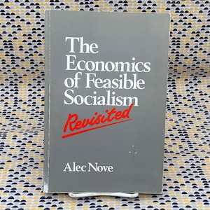 The Economics Of Feasible Socialism Revisited - Alec Nove - Vintage Paperback Book - Harper Collins Academic Edition image 1