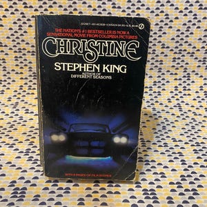 Christine - Stephen King - Vintage Paperback Book - Signet Books