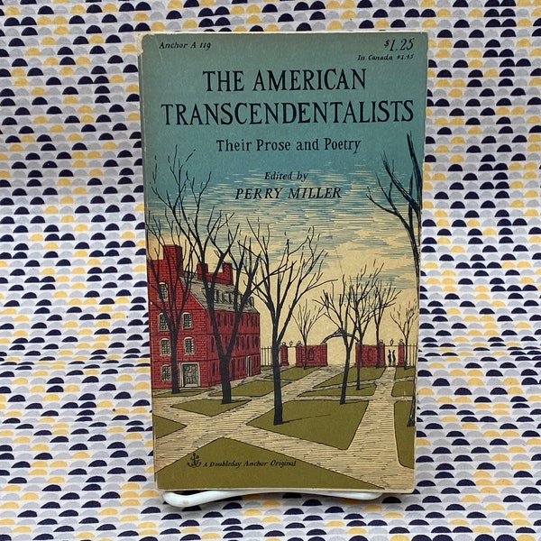 The American Transcendentalists - Their Prose and Poetry - Edward Gorey Cover Art - Thoreau, Emerson, Fuller  - Vintage Paperback Book