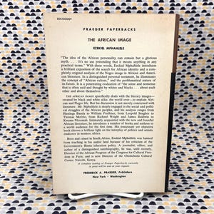 La imagen africana - Ezekiel Mphahlele - Praeger Books - Tapa blanda imagen 2