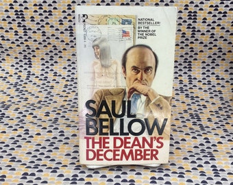 El diciembre del decano - Saul Bellow - Libro de bolsillo vintage - Edición de ficción de bolsillo