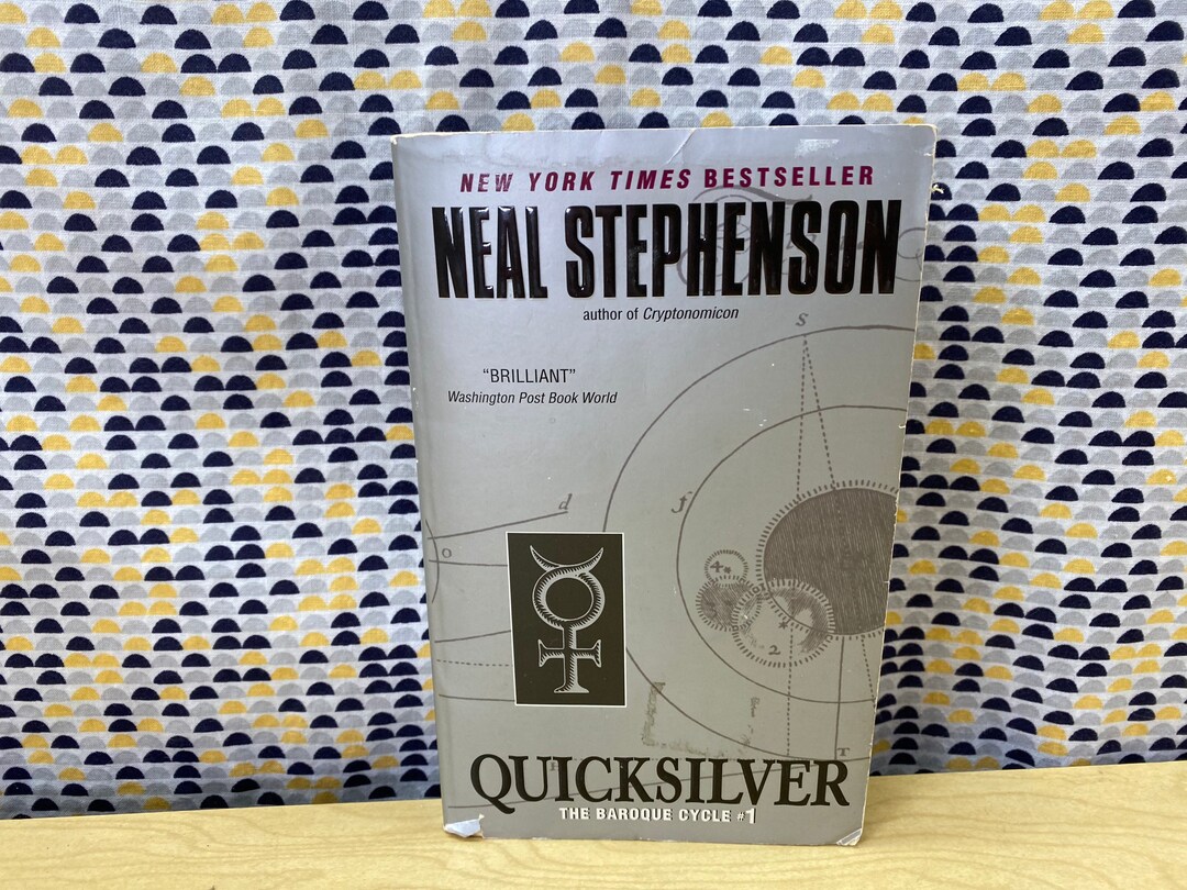 Quicksilver Neal Stephenson the Baroque Cycle 1 Vintage Paperback Book Etsy