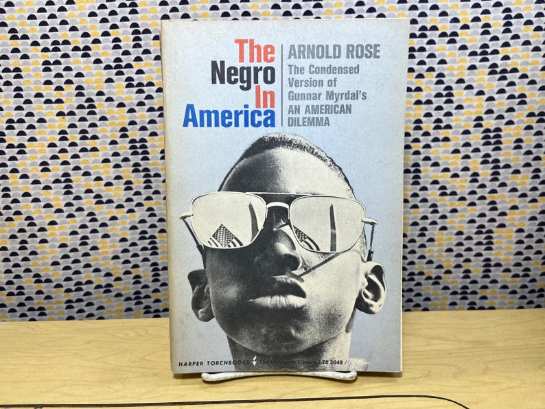 El negro en América - Arnold Rose - Harper Torchbooks - Tapa blanda imagen 1