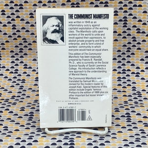 The Communist Manifesto Karl Marx & Friedrich Engels Vintage Paperback Book Washington Square Press Edition image 2