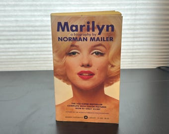 Marilyn - A Biography by Norman Mailer - Vintage Paperback Book - Warner Edition