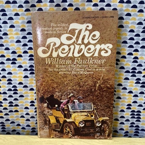 The Reivers  - William Faulkner - Movie Tie In  - Vintage Paperback Book