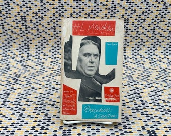 Prejudices: A Selection - H.L. Mencken - Vintage Paperback Book