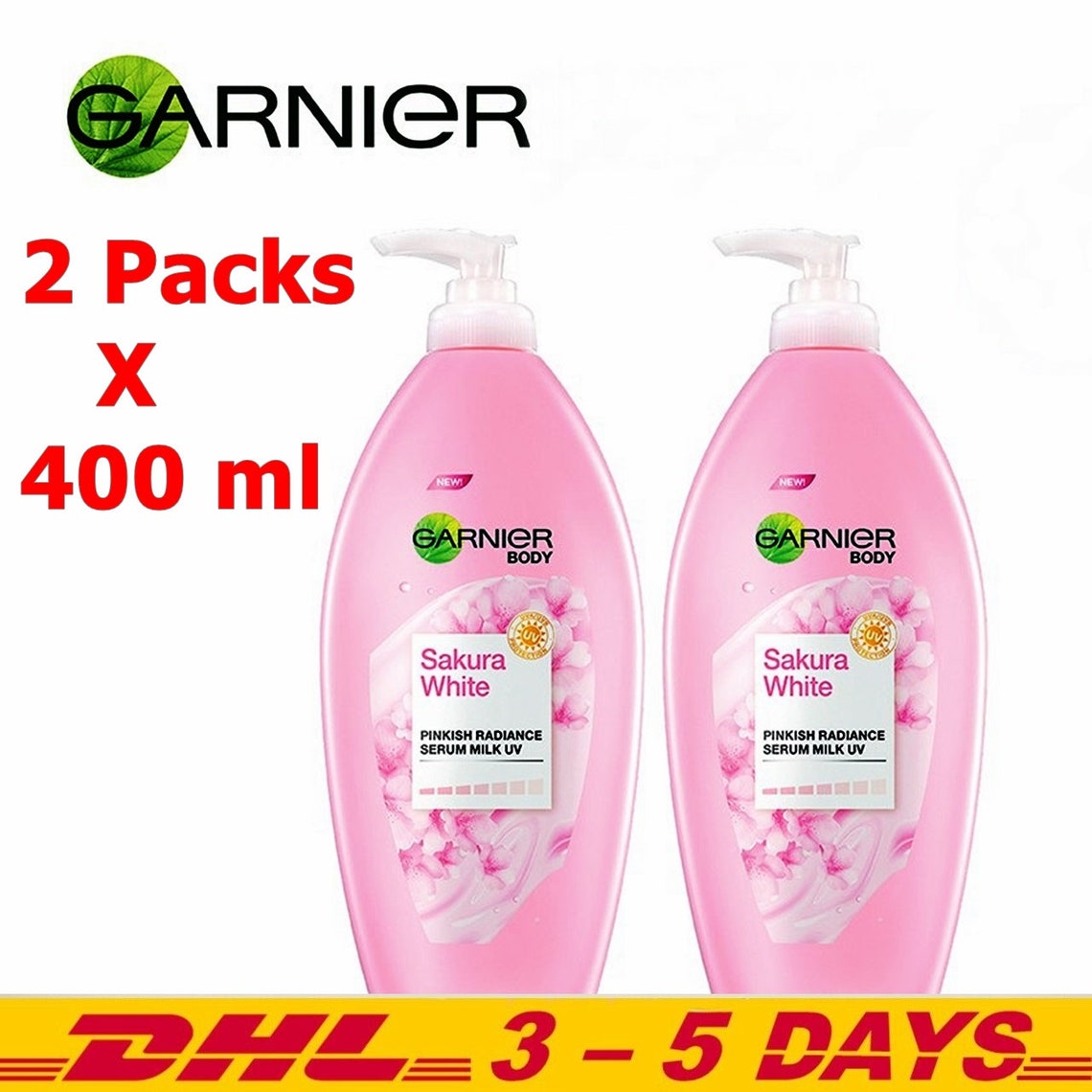 2X Garnier Body Lotion Sakura White Pinkish Radiance Serum Etsy