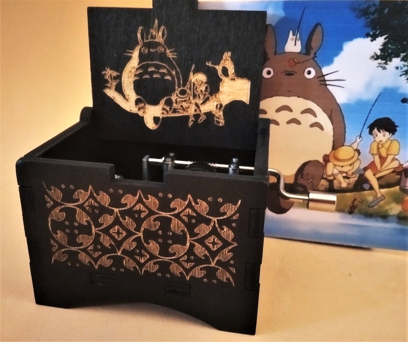Totoro Music Box Laputa Castle in the sky Theme Music Chest Etsy