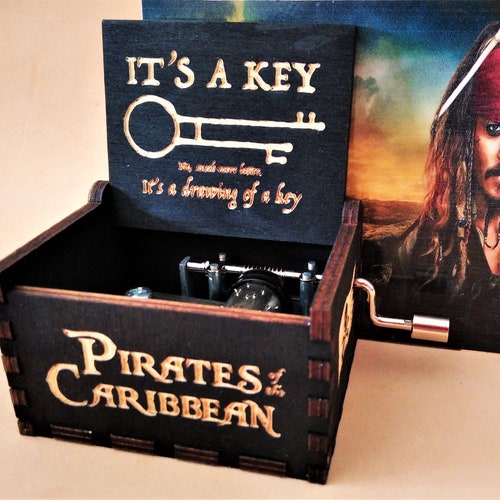 Pirates of the Caribbean Music Box Davy Jones Locket Theme Etsy