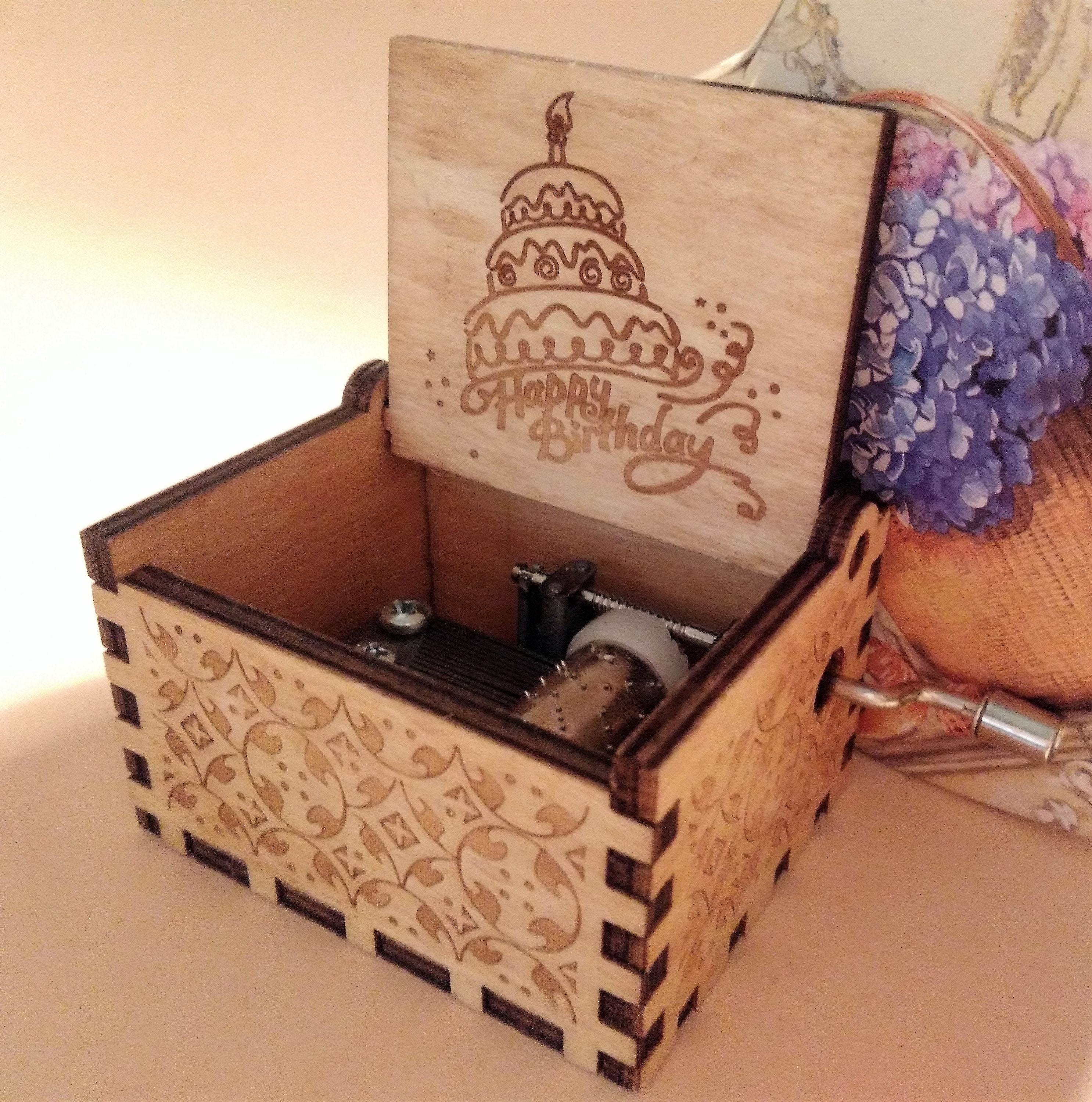 Happy Birthday Music Box Theme Merry Christmas Music Chest Etsy UK