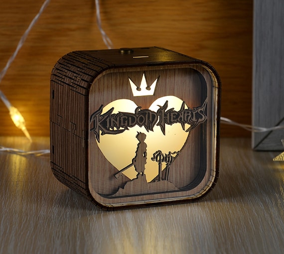 Kingdom Hearts Music Box 3D Light LED Simple and Clean Song Theme