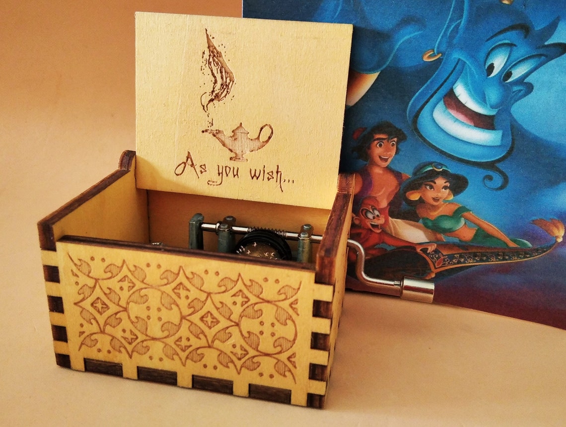 Aladdin Music Box A Whole New World Theme Music Etsy