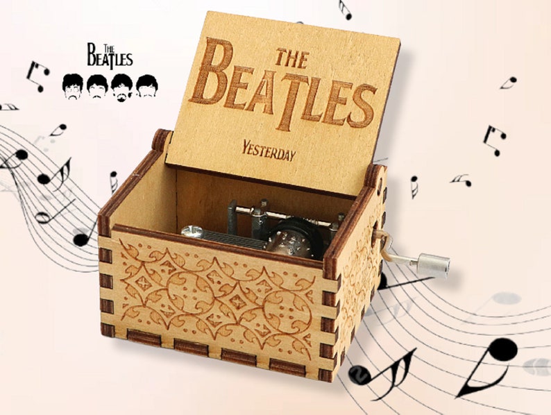 Beatles ' YESTERDAY ' Music Box Theme Music Chest Etsy