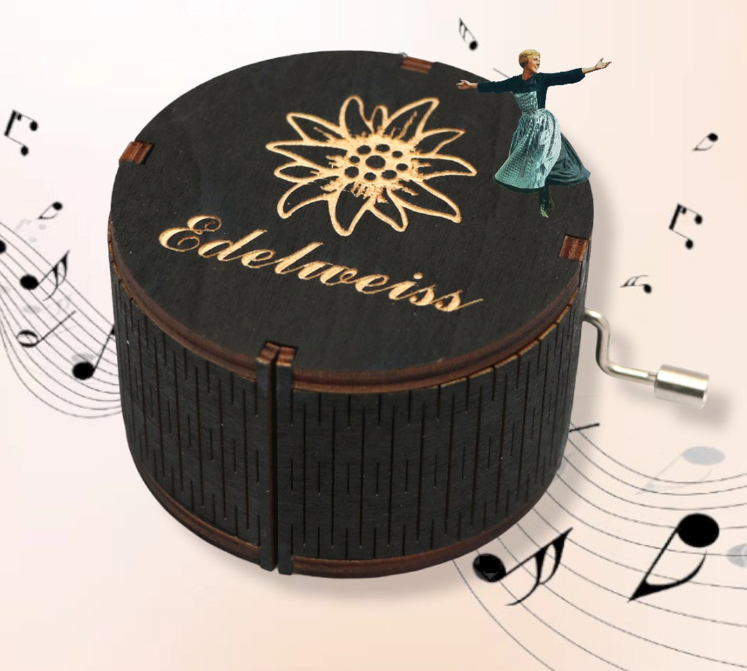 The Sound of Music Music Box EDELWEISS Theme Merry Christmas Etsy