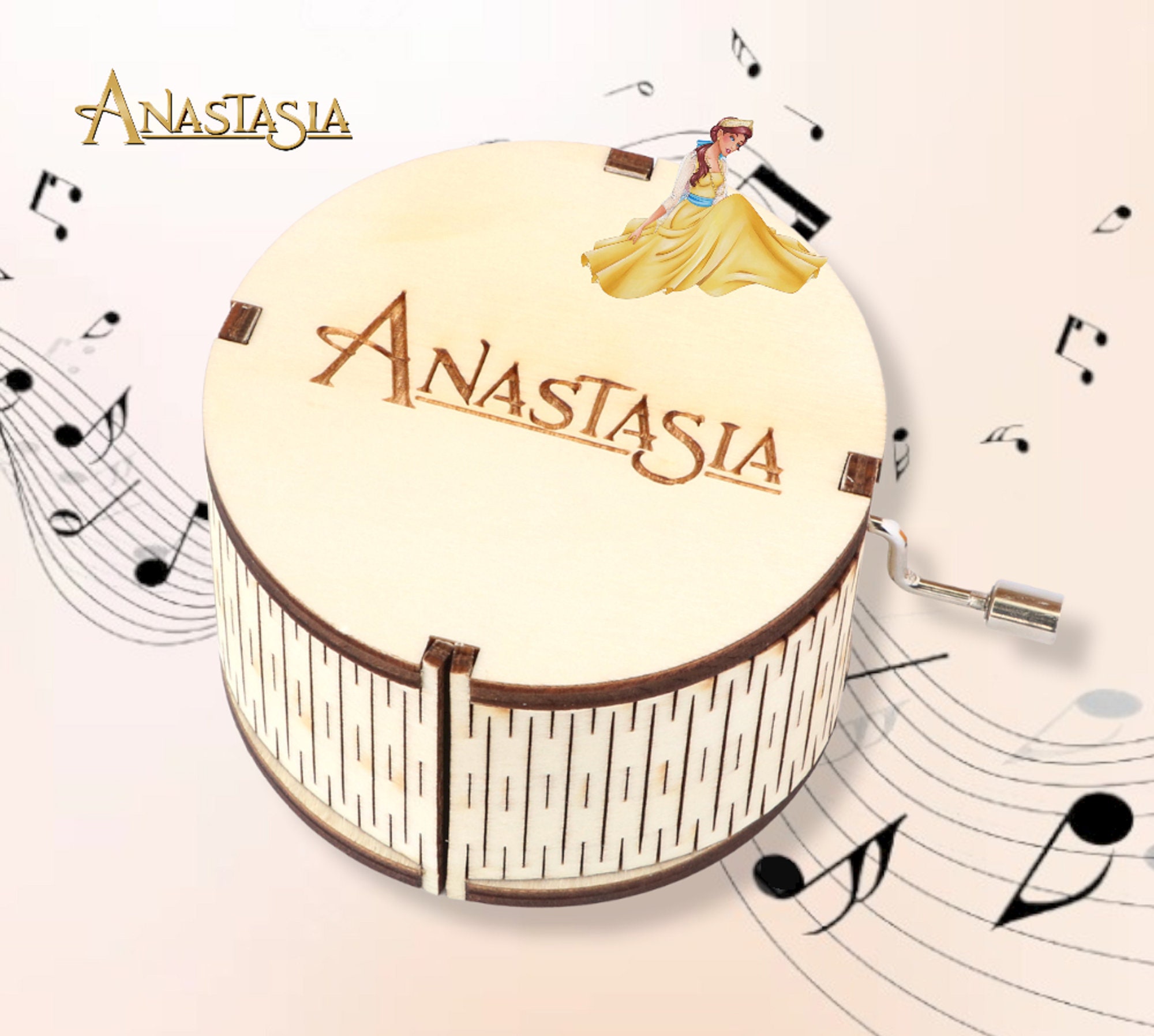 Anastasia Music Box Once Upon A December Theme Music Chest Etsy