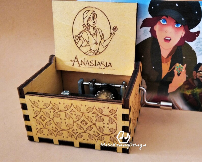 Anastasia Music Box Once Upon A December Theme Music Chest Etsy