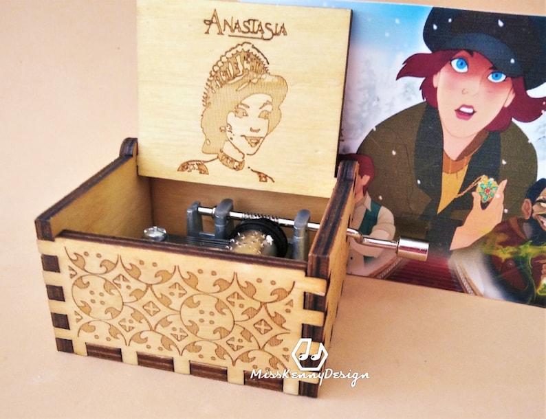 Anastasia Music Box Once Upon A December Theme Music Chest Etsy