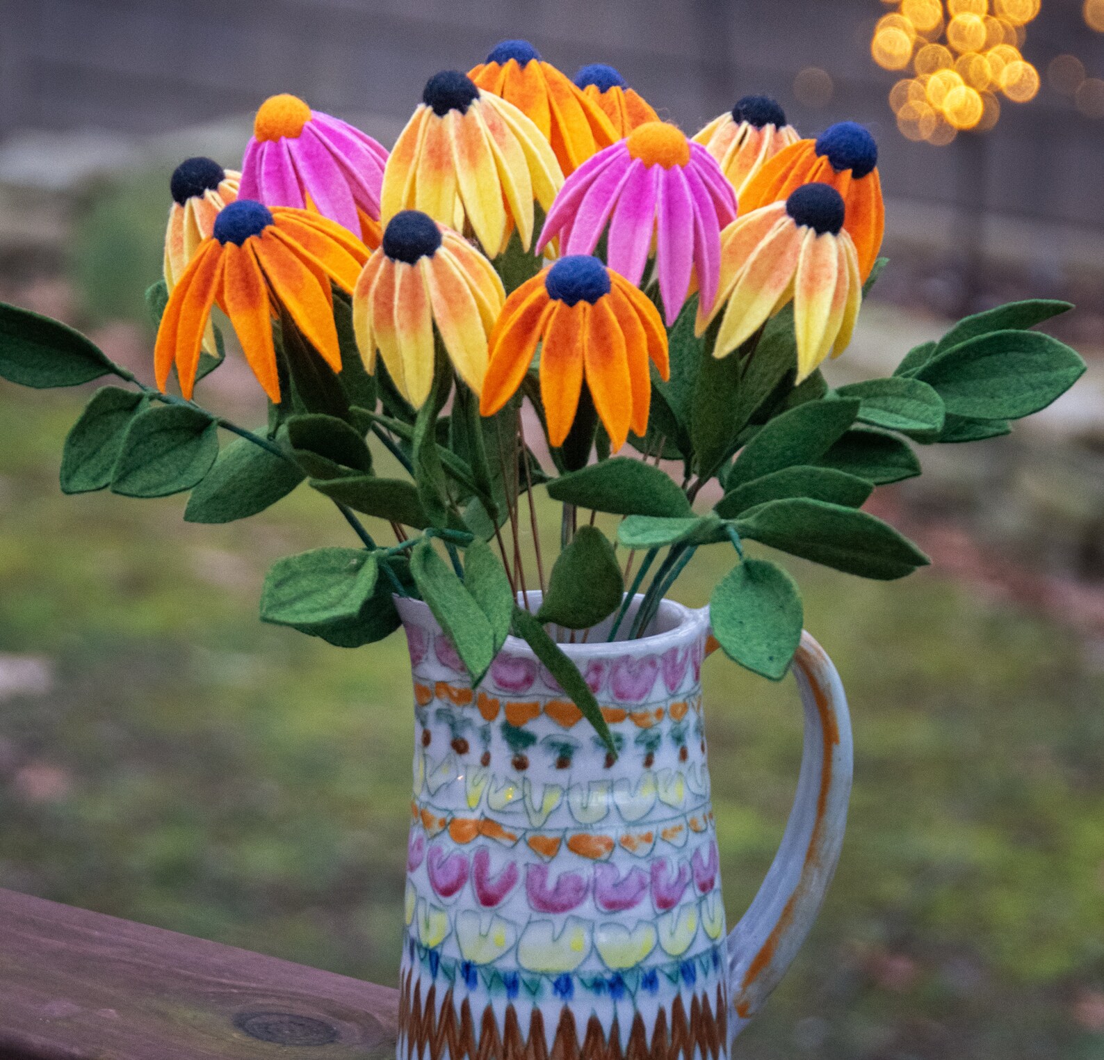 Felt Greenery //single Stem//arrangement Filler Etsy