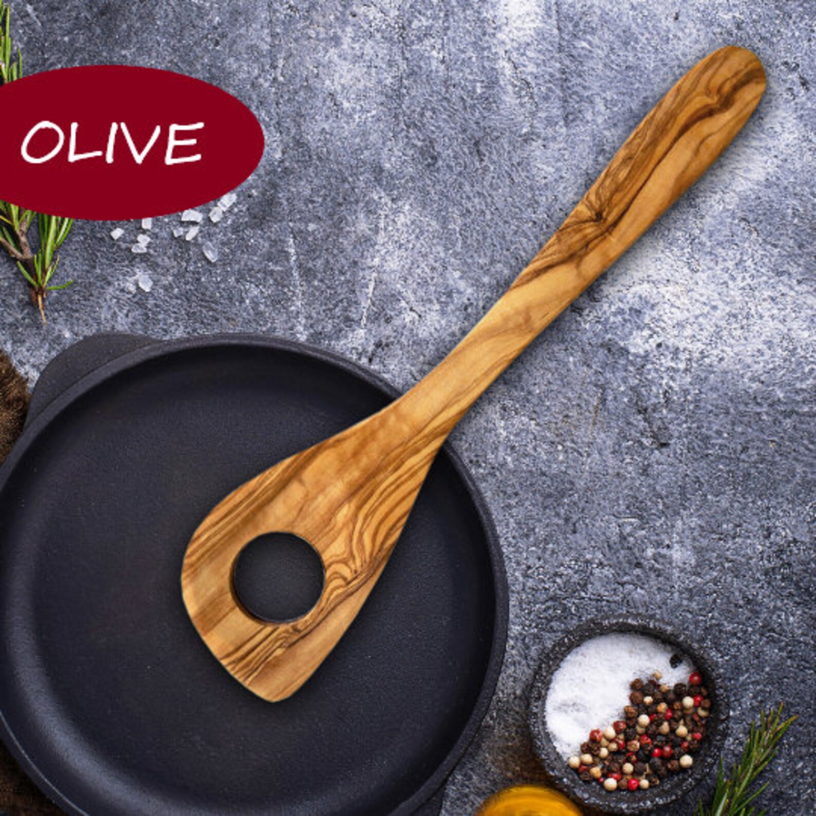 Personalized Risotto Spoon Made of Olive Wood Various Etsy