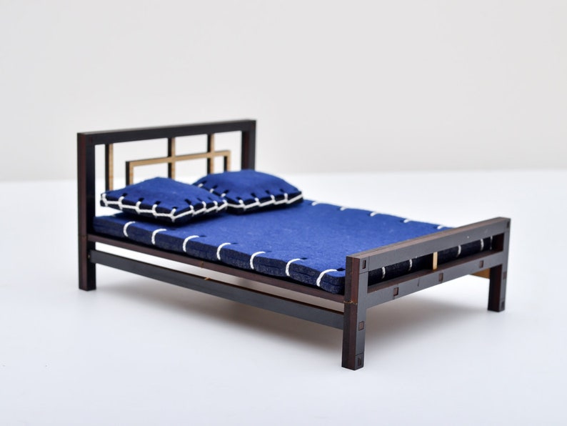 Miniature Wooden Dollhouse Furniture Wood Toys for Dolls Set Etsy