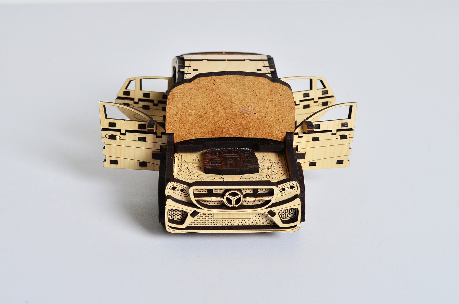 Laser cut files 3 mm Wooden Jeep Mers DXF EPS PDF vector files Etsy