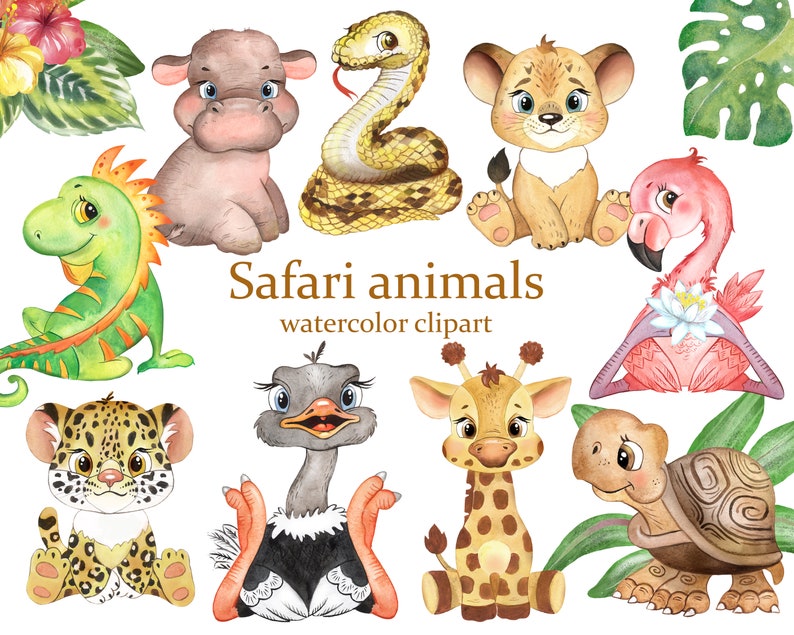 Watercolor African Animals Safari Tropical Animal Clipart Baby Ostrich Flamingo Lion Cub Leopard Giraffe Png Baby Shower Jungle Animal Clip Art Image Files Papercraft Dekorasyonu Net Watercolor African Animals Safari Tropical Animal Clipart Baby Ostrich Flamingo Lion Cub Leopard Giraffe Png Baby Shower Jungle Animal Clip Art Image Files Papercraft Dekorasyonu Net