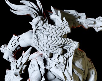 Miniatura de centauro acorazado para D&D, Dungeons and Dragons, Pathfinder y muchos otros juegos de mesa.