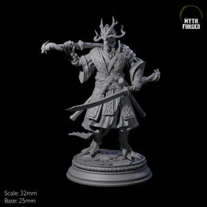 Old Master Monk Miniature for D&D, Dungeons and Dragons, Pathfinder and many other tabletop games