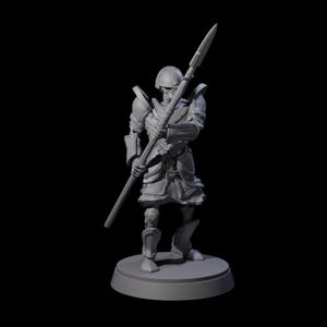Clanking Armoured Skeleton C Miniature for D&D, Dungeons and Dragons, Pathfinder and many other tabletop games