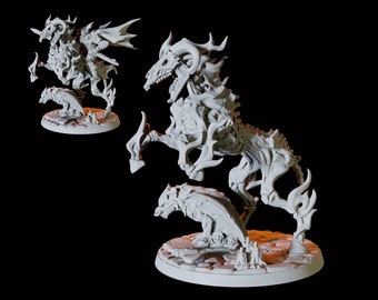 Nightmare Steed Miniature for D&D, Dungeons and Dragons, Pathfinder and many other tabletop games