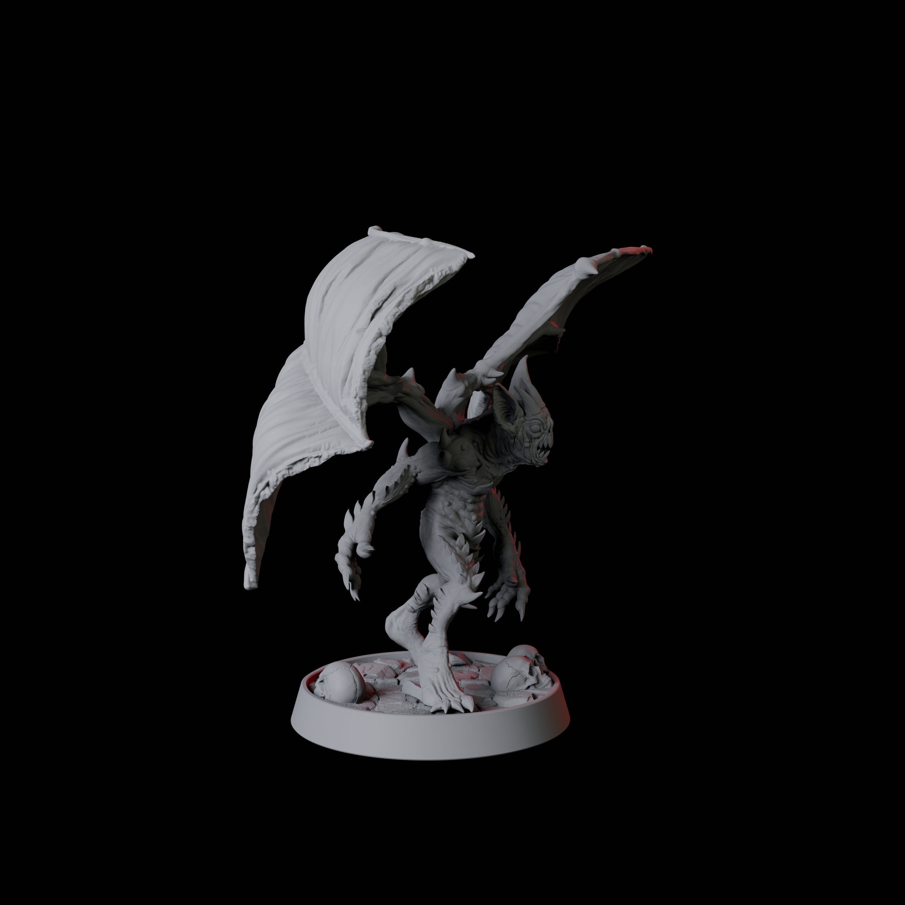 Flying Spined Devil Miniature for D&D, Dungeons and Dragons, Pathfinder ...
