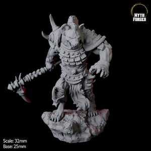 Gnoll Scout Miniature A for D&D, Dungeons and Dragons, Pathfinder and many other tabletop games