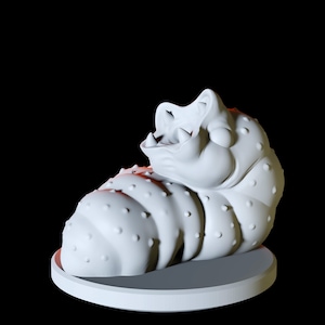 Wurm Vertraute Miniatur für D&D, Dungeons and Dragons, Pathfinder und viele andere Tabletop Spiele