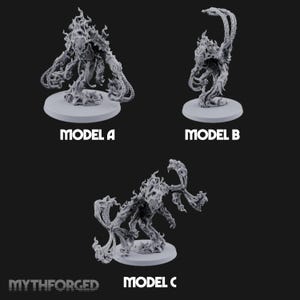 Kedjefladdrande Kedjade Elementals Miniatyr för D&D, Dungeons and Dragons, Pathfinder och andra TTRPG:er