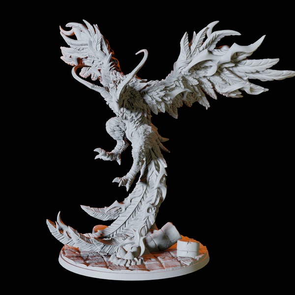 Phoenix Miniature para D&D, Dungeons and Dragons, Pathfinder y muchos otros juegos de mesa