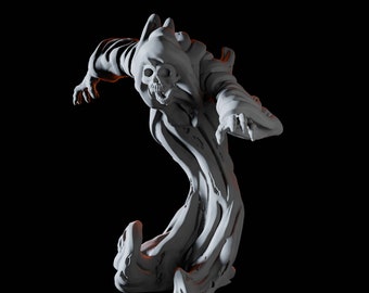 Wraith Miniature for D&D, Dungeons and Dragons, Pathfinder and many other tabletop games