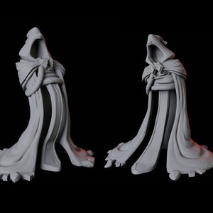 Animated Coats or Cloaks Miniature for D&D, Dungeons and Dragons, Pathfinder and many other tabletop games