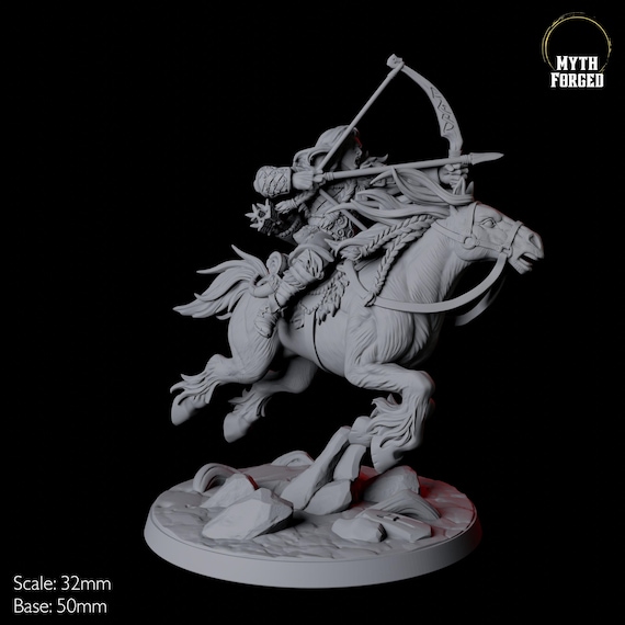 Headless Horseman Miniature | DnD Horror Villain for RPG Games – The Print Tavern