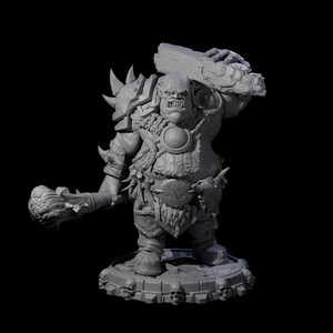 Miniatura Savage Skullmarch Ogre F per D&D, Dungeons and Dragons, Pathfinder e molti altri giochi da tavolo